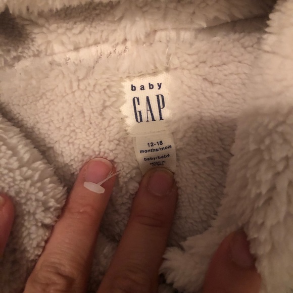 Gap Heathered Grey Sweater 12-18M - Picture 2 of 2